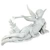 Design Toscano Saint Honore Trumpeting Angel Bonded Marble Mantel Statue EU3365